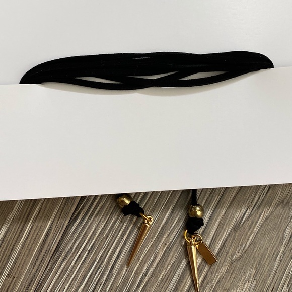 NWT Vanessa Mooney Suede Wrap Bolo Necklace - Picture 4 of 5